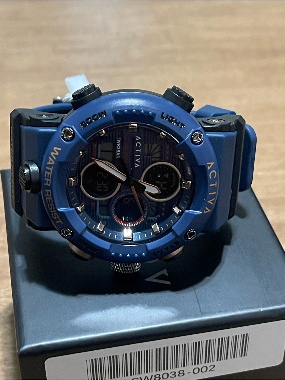 Activa X Invicta Digital Analog Men's Watch - 52mm. Blue, new. - Picture 8 of 13